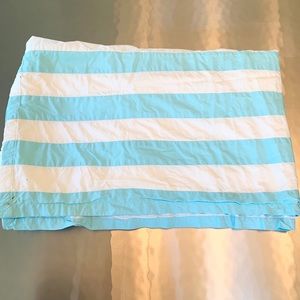 The Land of Nod Striped Crib Skirt